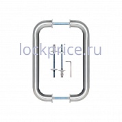 Картинка Комплект дверных ручек-скоб PHS02-25-300 SS